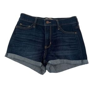 Hollister Short-Short High-Rise Cuffed Hem Jean Shorts Size 1 Women’s